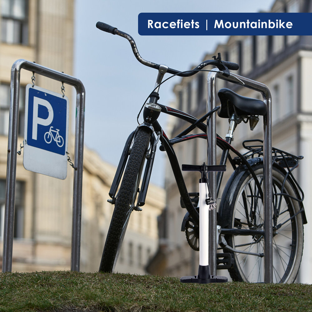 Merkloos Fietspomp zonder Drukmeter - Max. Druk:12 bar - Inclusief Adapters - Bandenpomp - Essentieel Fietsaccessoire Merkloos Fietspomp zonder Drukmeter - Max. Druk:12 bar - Inclusief Adapters - Bandenpomp - Essentieel Fietsaccessoire