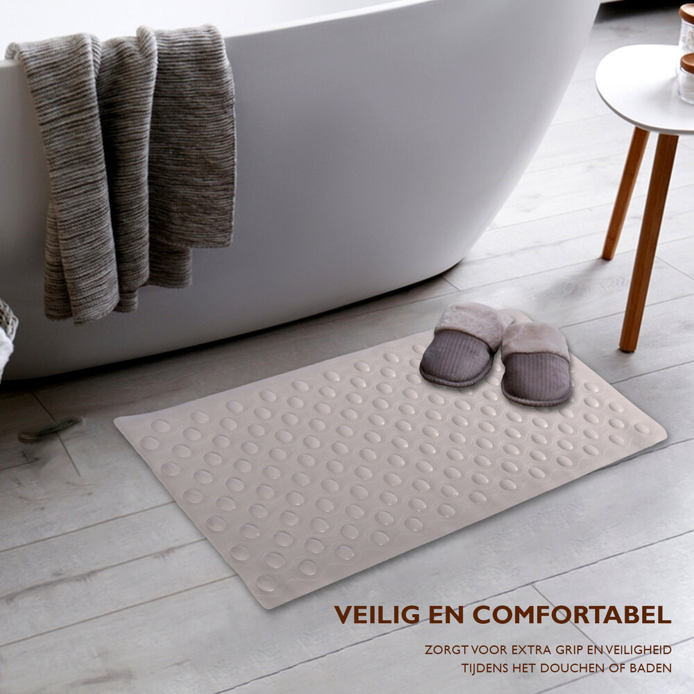 Discountershop Bath mat | Non-slip mat | Bathroom Accessories | Shower mat | Rubber | gray | 37cm*82cm Discountershop Bath mat | Non-slip mat | Bathroom Accessories | Shower mat | Rubber | gray | 37cm*82cm