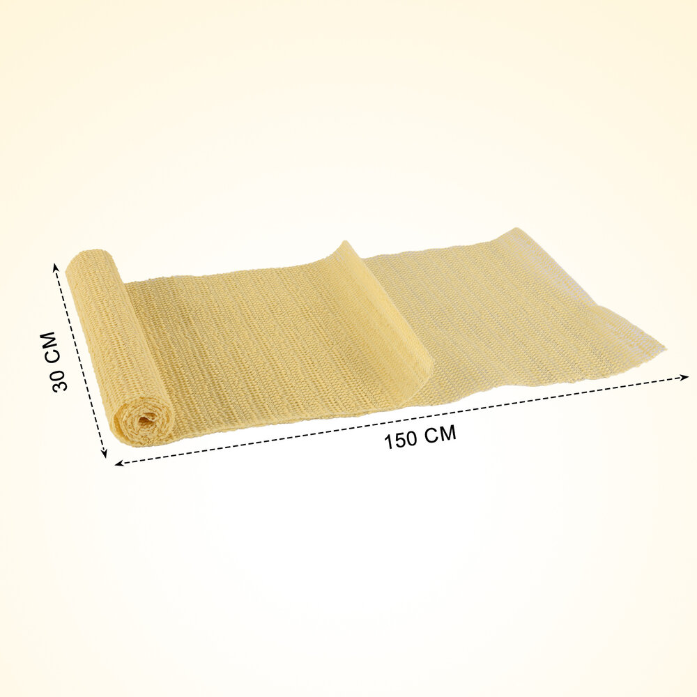 Discountershop 1x | Non-slip mat | Kitchen drawers | Rubber anti-slip mat | yellow/beige | Synthetic rubber | Grip mat | 150cm*30cm Discountershop 1x | Non-slip mat | Kitchen drawers | Rubber anti-slip mat | yellow/beige | Synthetic rubber | Grip mat | 150cm*30cm
