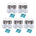 Zonne-lampenset voor Solar Tuinverlichting - 10 Solar lampen - Ni-Mh 1.2V - Buitenverlichting - Roestvrijstaal & Edelstahl Cristal Zonne-lampenset voor Solar Tuinverlichting - 10 Solar lampen - Ni-Mh 1.2V - Buitenverlichting - Roestvrijstaal & Edelstahl Cristal