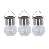 Discountershop Sierlijke Zonne-lampen Set voor Stemmige Tuinverlichting - 3 SOLAR Lampen – Zilver Discountershop Sierlijke Zonne-lampen Set voor Stemmige Tuinverlichting - 3 SOLAR Lampen – Zilver
