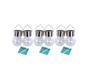 Discountershop 6stuks Sfeervolle Zonne-lampen - 9cmx6cm voor Jouw Tuin: Duurzaam, Stijlvol en Efficiënt! Ni-Mh 1.2V en incl. Batterijen Discountershop 6stuks Sfeervolle Zonne-lampen - 9cmx6cm voor Jouw Tuin: Duurzaam, Stijlvol en Efficiënt! Ni-Mh 1.2V en incl. Batterijen