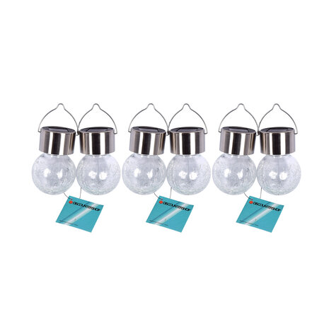 Discountershop 6stuks Sfeervolle Zonne-lampen - 9cmx6cm voor Jouw Tuin: Duurzaam, Stijlvol en Efficiënt! Ni-Mh 1.2V en incl. Batterijen Discountershop 6stuks Sfeervolle Zonne-lampen - 9cmx6cm voor Jouw Tuin: Duurzaam, Stijlvol en Efficiënt! Ni-Mh 1.2V en incl. Batterijen