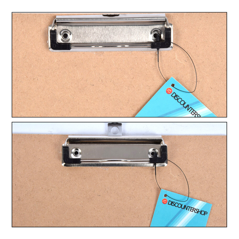 Discountershop Stylish Wooden Clipboards Set - 36 pieces - Wooden Clipboard in Beige Color - 31.5cm x 22.5cm