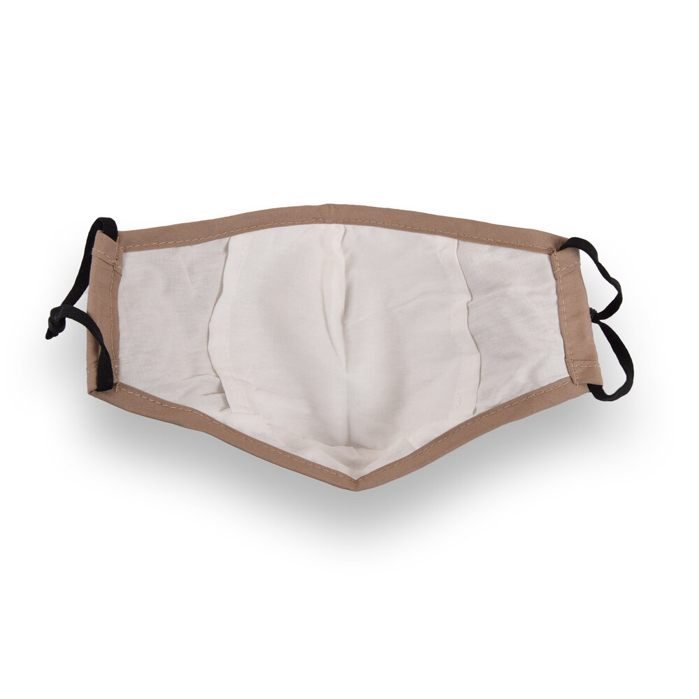 Discountershop Stijlvolle Wasbare Mondkapjes Beige- Masker Gezichtsmasker met Oorlus - Fashion Bloem Design – 24x15.5cm Discountershop Stijlvolle Wasbare Mondkapjes Beige- Masker Gezichtsmasker met Oorlus - Fashion Bloem Design – 24x15.5cm