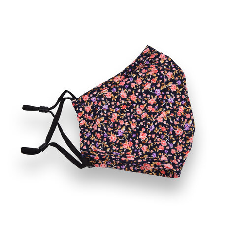 Discountershop Wasbare Mondkapjes in Zwart met Bloemen - Modieus Mondkapje Fashion Bloem – Mondkapjes tegen Pollenallergie en Slechte Luchtkwaliteit Discountershop Wasbare Mondkapjes in Zwart met Bloemen - Modieus Mondkapje Fashion Bloem – Mondkapjes tegen Pollenallergie en Slechte Luchtkwaliteit