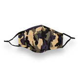 Discountershop Camouflage Wasbare Mondkapjes van 100% Katoen - Comfort en Veiligheid - Lengte 24cm - Breedte 15.5cm - Wasbare Mondkapjes