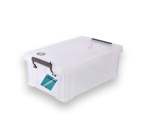 Discountershop Stijlvolle Witte Opbergdoos met Klikdeksel - 10L Kunststof Opbergcontainer | Opbergbox voor Kleding en Gereedschap Discountershop Stijlvolle Witte Opbergdoos met Klikdeksel - 10L Kunststof Opbergcontainer | Opbergbox voor Kleding en Gereedschap