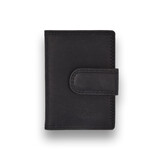 4 East Elegante RFID Portemonnee - Zwart - Dames & Heren - 4 East - Compact formaat: 7cm x 1.5cm x 10cm - 14 vakken voor creditcards 4 East Elegante RFID Portemonnee - Zwart - Dames & Heren - 4 East - Compact formaat: 7cm x 1.5cm x 10cm - 14 vakken voor creditcards