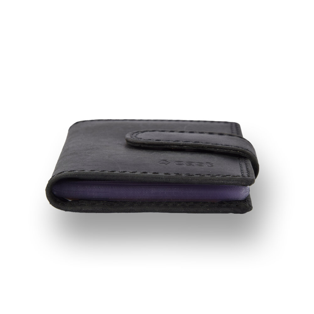 4 East Elegant RFID Wallet - Black - Women & Men - 4 East - Compact Size: 7cm x 1.5cm x 10cm - 14 credit card slots 4 East Elegant RFID Wallet - Black - Women & Men - 4 East - Compact Size: 7cm x 1.5cm x 10cm - 14 credit card slots