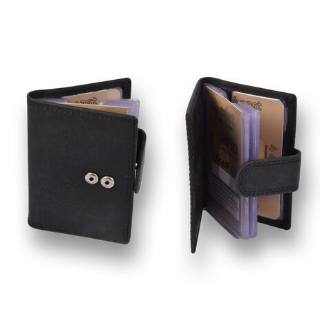 4 East Elegant RFID Wallet - Black - Women & Men - 4 East - Compact Size: 7cm x 1.5cm x 10cm - 14 credit card slots 4 East Elegant RFID Wallet - Black - Women & Men - 4 East - Compact Size: 7cm x 1.5cm x 10cm - 14 credit card slots