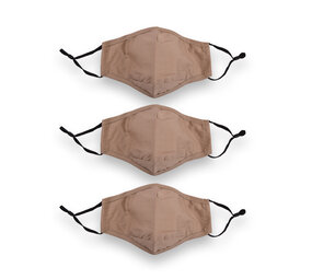 Discountershop Reusable Face Masks in Beige Cotton | 24 cm Length | 15.5 cm Width | 3 Pieces | Breathable and Hygienic | Ideal for Dust Protection and Daily Use Discountershop Reusable Face Masks in Beige Cotton | 24 cm Length | 15.5 cm Width | 3 Pieces | Breathable and Hygienic | Ideal for Dust Protection and Daily Use