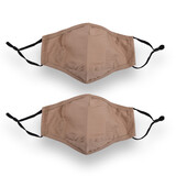 Discountershop Beige Fashion  Mondkapjes | 24cm x 15.5m | Set van 2 | 100% Katoen | Herbruikbaar en Wasbaar Gezichtsmasker met Oorlus | Anti-Stof en Pollen Beschermend Discountershop Beige Fashion  Mondkapjes | 24cm x 15.5m | Set van 2 | 100% Katoen | Herbruikbaar en Wasbaar Gezichtsmasker met Oorlus | Anti-Stof en Pollen Beschermend