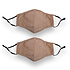 Beige Fashion Face Masks | 24cm x 15.5cm | Set of 2 | 100% Cotton | Reusable and Washable Face Mask with Ear Loop | Anti-Dust and Pollen Protection Beige Fashion Face Masks | 24cm x 15.5cm | Set of 2 | 100% Cotton | Reusable and Washable Face Mask with Ear Loop | Anti-Dust and Pollen Protection