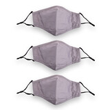 Discountershop Modieus Grijze Katoenen Gezichtsmaskers | Set van 3 | 24cm x 15.5m | Geschikt voor Dames en Heren | Ideal voor Dagelijks Gebruik en Training Discountershop Modieus Grijze Katoenen Gezichtsmaskers | Set van 3 | 24cm x 15.5m | Geschikt voor Dames en Heren | Ideal voor Dagelijks Gebruik en Training