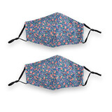 Discountershop Charmant Blauw Mondkapje | 100% Katoen | Set van 2 | Herbruikbaar en Wasbaar | Comfortabel en Stijlvol | Geschikt voor Vrije Tijd en Beschermingsdoel Discountershop Charmant Blauw Mondkapje | 100% Katoen | Set van 2 | Herbruikbaar en Wasbaar | Comfortabel en Stijlvol | Geschikt voor Vrije Tijd en Beschermingsdoel