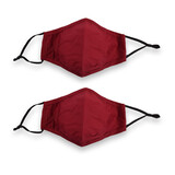 Discountershop Rood Katoenen Herbruikbare Mondkapjes | Set van 2 | Modieus en Beschermend Gezichtsmasker | Uniseks Gebruik | Voor Bescherming Tegen Stof en Pollen Discountershop Rood Katoenen Herbruikbare Mondkapjes | Set van 2 | Modieus en Beschermend Gezichtsmasker | Uniseks Gebruik | Voor Bescherming Tegen Stof en Pollen