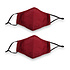 Rood Katoenen Herbruikbare Mondkapjes | Set van 2 | Modieus en Beschermend Gezichtsmasker | Uniseks Gebruik | Voor Bescherming Tegen Stof en Pollen Rood Katoenen Herbruikbare Mondkapjes | Set van 2 | Modieus en Beschermend Gezichtsmasker | Uniseks Gebruik | Voor Bescherming Tegen Stof en Pollen