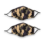 Discountershop Camouflage Katoenen Mondmaskers | 2 Stuks | 24 x 15.5 cm | Herbruikbaar en Modieus | Uniseks Gezichtsmaskers voor stofbescherming Discountershop Camouflage Katoenen Mondmaskers | 2 Stuks | 24 x 15.5 cm | Herbruikbaar en Modieus | Uniseks Gezichtsmaskers voor stofbescherming