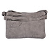 Eigentijdse Grijze PU Crossbody- en Schoudertas - Maat 20.5x14x6.5cm - Met Inbegrip van Creditcardhouder Eigentijdse Grijze PU Crossbody- en Schoudertas - Maat 20.5x14x6.5cm - Met Inbegrip van Creditcardhouder