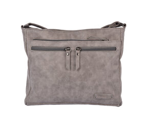 Bicky Bernard  Bicky Bernard shoulder bag and crossbody in gray, including credit card holder - Dimensions: 30.5 x 9.5 x 25 cm - Material: PU - Total compartments: 10. Bicky Bernard  Bicky Bernard shoulder bag and crossbody in gray, including credit card holder - Dimensions: 30.5 x 9.5 x 25 cm - Material: PU - Total compartments: 10.