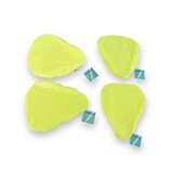 Discountershop 4 Stuks Neon Groene Zadelhoezen - Stijlvolle Bescherming voor Uw Fietszadel - met reflecterende strepen - 22cmx4.4cm Discountershop 4 Stuks Neon Groene Zadelhoezen - Stijlvolle Bescherming voor Uw Fietszadel - met reflecterende strepen - 22cmx4.4cm