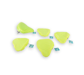 Discountershop Opvallende Groen Neon Zadelhoezen - Set van 5 Stuks - Fiets Zadelbeschermers - Met reflecterende strepen - 22cmx8cmx4.4cm Discountershop Opvallende Groen Neon Zadelhoezen - Set van 5 Stuks - Fiets Zadelbeschermers - Met reflecterende strepen - 22cmx8cmx4.4cm