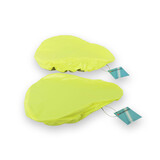 Discountershop Fiets Zadelhoes Groen Neon - Zadeldekje Zadelbeschermer - Set van 2 - Reflecterende Strepen - 22cmx4.4cm Discountershop Fiets Zadelhoes Groen Neon - Zadeldekje Zadelbeschermer - Set van 2 - Reflecterende Strepen - 22cmx4.4cm