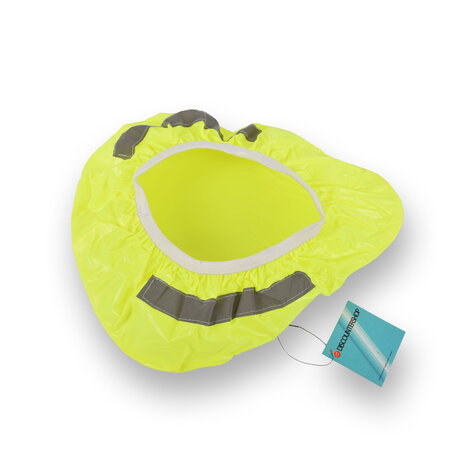 Discountershop Fiets Zadelhoes Groen Neon - Zadeldekje Zadelbeschermer - Set van 2 - Reflecterende Strepen - 22cmx4.4cm Discountershop Fiets Zadelhoes Groen Neon - Zadeldekje Zadelbeschermer - Set van 2 - Reflecterende Strepen - 22cmx4.4cm