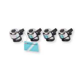 Discountershop Aluminium Fietsbel Set - Luide Fietsbelgeluid - Fietsaccessoires - Hoogte: 6cm, Lengte: 5cm, Breedte: 3cm Discountershop Aluminium Fietsbel Set - Luide Fietsbelgeluid - Fietsaccessoires - Hoogte: 6cm, Lengte: 5cm, Breedte: 3cm
