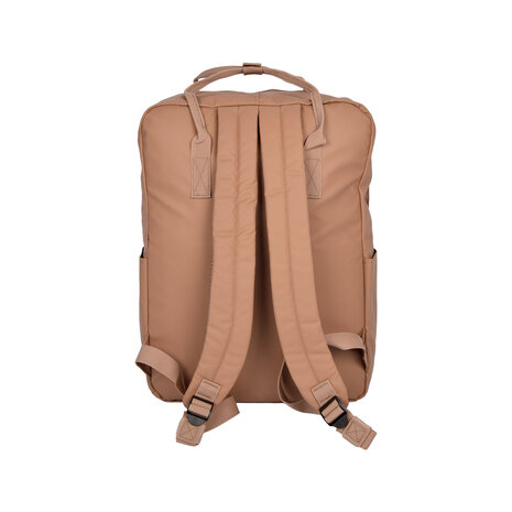 Enrico Benetti Taupe Backpack: Spacious, Functional & Perfect with Laptop compartment by Enrico Benetti - 43cmx30cmx10cm - 2 incl. laptop compartment and 1 compartment with zipper Enrico Benetti Taupe Backpack: Spacious, Functional & Perfect with Laptop compartment by Enrico Benetti - 43cmx30cmx10cm - 2 incl. laptop compartment and 1 compartment with zipper