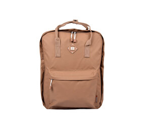 Enrico Benetti Taupe Rugzak: Ruim, Functioneel & Perfect met Laptopvak van Enrico Benetti - 43cmx30cmx10cm - 2 incl.laptop vak en 1 vakje met ritsluiting Enrico Benetti Taupe Rugzak: Ruim, Functioneel & Perfect met Laptopvak van Enrico Benetti - 43cmx30cmx10cm - 2 incl.laptop vak en 1 vakje met ritsluiting