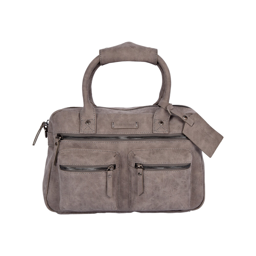 Bicky Bernard  Grijze Schoudertas, Crossbody Tas en Handtas - Bicky Bernard - 28x11x23cm - Voor elke Gelegenheid Bicky Bernard  Grijze Schoudertas, Crossbody Tas en Handtas - Bicky Bernard - 28x11x23cm - Voor elke Gelegenheid