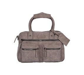 Bicky Bernard  Grijze Schoudertas, Crossbody Tas en Handtas - Bicky Bernard - 28x11x23cm - Voor elke Gelegenheid Bicky Bernard  Grijze Schoudertas, Crossbody Tas en Handtas - Bicky Bernard - 28x11x23cm - Voor elke Gelegenheid