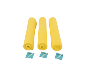 Discountershop Set of 3 Yellow Microfiber Cleaning Cloths - 4M Length | 38cm Width | 70% Viscose, 30% Polyester | 540g Weight | High-quality cleaning cloths Discountershop Set of 3 Yellow Microfiber Cleaning Cloths - 4M Length | 38cm Width | 70% Viscose, 30% Polyester | 540g Weight | High-quality cleaning cloths
