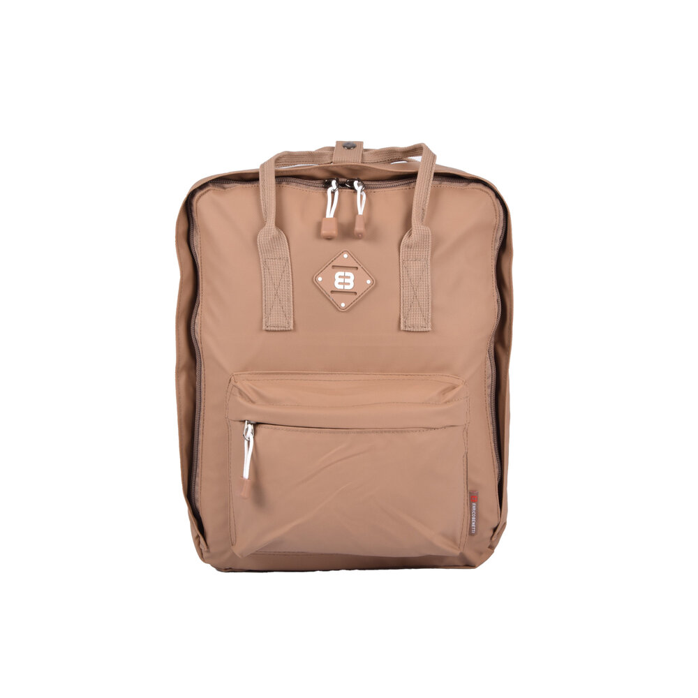 Discountershop Waterproof Backpack 10x38x27cm | Taupe Laptop Backpack | Shoulder bag with 15 inch laptop compartment Discountershop Waterproof Backpack 10x38x27cm | Taupe Laptop Backpack | Shoulder bag with 15 inch laptop compartment