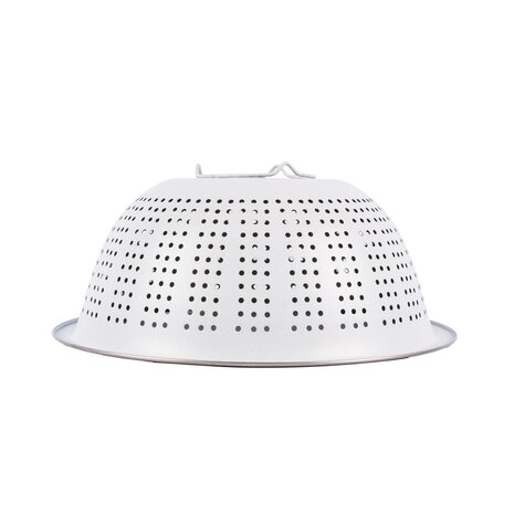 Discountershop Wit Aluminium Keuken Vergiet | 28 cm Diameter | 11cm Hoogte | RVS | Vaatwasmachinebestendig | Fruit- en Groentezeef Discountershop Wit Aluminium Keuken Vergiet | 28 cm Diameter | 11cm Hoogte | RVS | Vaatwasmachinebestendig | Fruit- en Groentezeef