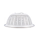 Discountershop White Aluminum Kitchen Colander | 28 cm Diameter | 11 cm Height | Stainless Steel | Dishwasher Safe | Fruit and Vegetable Sieve Discountershop White Aluminum Kitchen Colander | 28 cm Diameter | 11 cm Height | Stainless Steel | Dishwasher Safe | Fruit and Vegetable Sieve
