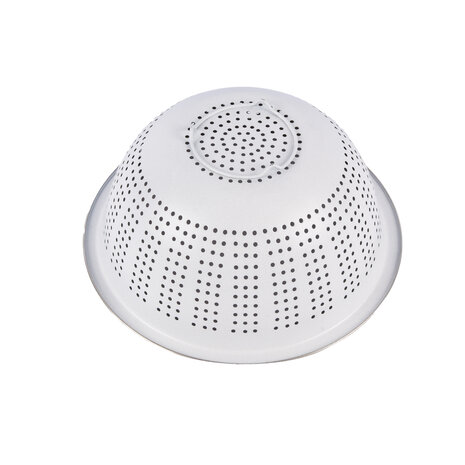 Discountershop White Aluminum Kitchen Colander | 28 cm Diameter | 11 cm Height | Stainless Steel | Dishwasher Safe | Fruit and Vegetable Sieve Discountershop White Aluminum Kitchen Colander | 28 cm Diameter | 11 cm Height | Stainless Steel | Dishwasher Safe | Fruit and Vegetable Sieve