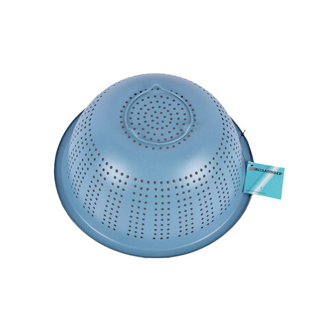 Discountershop Keukenvergiet Multifunctioneel 28 cm – Blauw aluminium vergiet voor pasta, rijst, fruit en groenten, vaatwasserbestendig Discountershop Keukenvergiet Multifunctioneel 28 cm – Blauw aluminium vergiet voor pasta, rijst, fruit en groenten, vaatwasserbestendig
