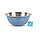 Multifunctional Kitchen Colander 28 cm – Blue aluminium colander for pasta, rice, fruit and vegetables, dishwasher-safe