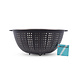 Discountershop Sterk Zwart RVS Vergiet - Dimension - 28cmx28cmx11cm - Handige Keukenaccessoires - 28 cm Diameter Discountershop Sterk Zwart RVS Vergiet - Dimension - 28cmx28cmx11cm - Handige Keukenaccessoires - 28 cm Diameter