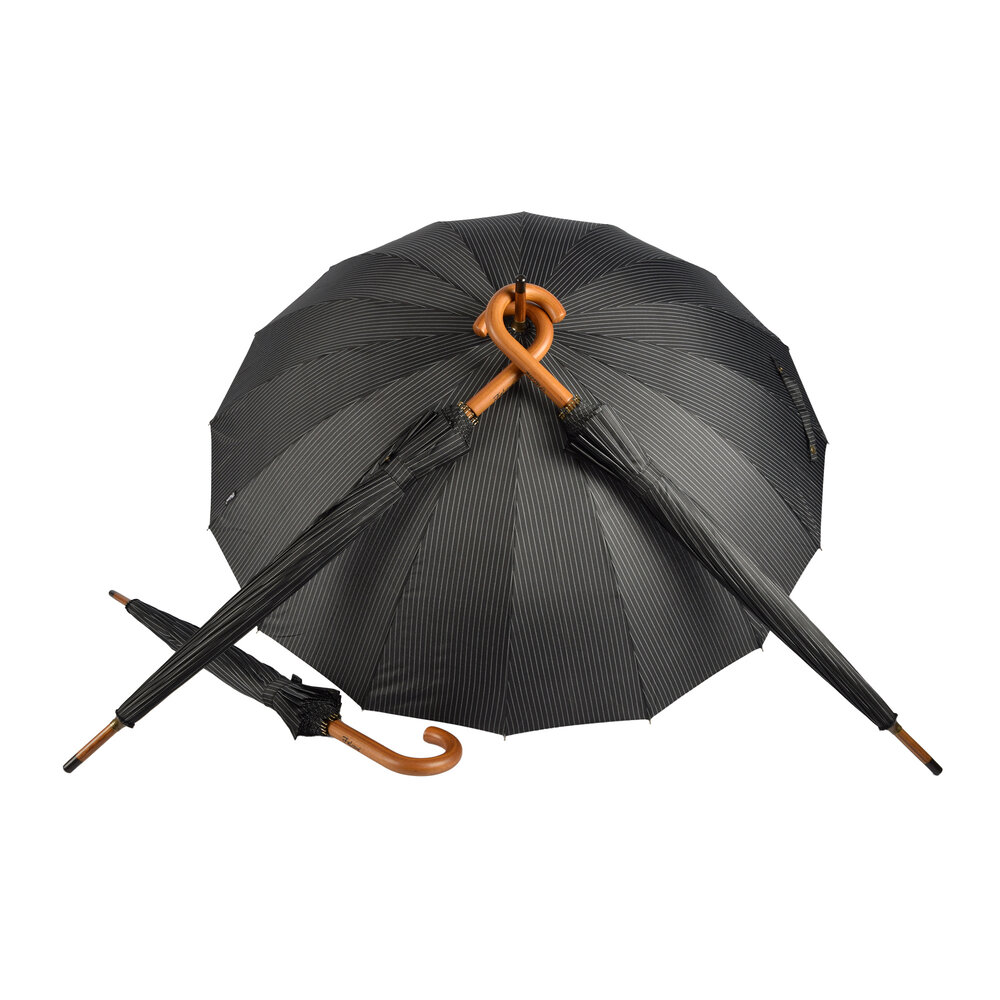 Discountershop Kwalitatieve Set Van 4 Zwart-witte Stormparaplu's (102Cm) - Stijlvol & Betrouwbaar - Geschikt Voor Volwassenen Discountershop Kwalitatieve Set Van 4 Zwart-witte Stormparaplu's (102Cm) - Stijlvol & Betrouwbaar - Geschikt Voor Volwassenen