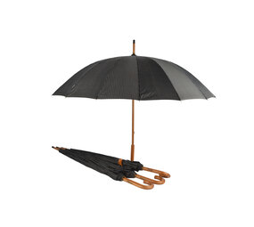 Discountershop Kwalitatieve Set van 4 Zwart-Witte Stormparaplu's (102cm) - Stijlvol & Betrouwbaar - Geschikt voor Volwassenen Discountershop Kwalitatieve Set van 4 Zwart-Witte Stormparaplu's (102cm) - Stijlvol & Betrouwbaar - Geschikt voor Volwassenen