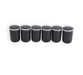 Discountershop Zwarte & Grijze Asbak set met Deksel - Stijlvol Ontwerp - Afmetingen 10.5cm x 6cm x 9.5cm - 6 stuks Voor een Frisse Rookervaring Discountershop Zwarte & Grijze Asbak set met Deksel - Stijlvol Ontwerp - Afmetingen 10.5cm x 6cm x 9.5cm - 6 stuks Voor een Frisse Rookervaring