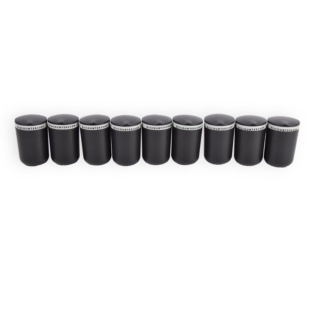 Discountershop Odor Resistant Ashtray Set with Lid (Set of 9) - Black & Gray - Fresh Environment - Ideal for Indoors and Outdoors (10.5cm x 6cm x 9.5cm) Discountershop Odor Resistant Ashtray Set with Lid (Set of 9) - Black & Gray - Fresh Environment - Ideal for Indoors and Outdoors (10.5cm x 6cm x 9.5cm)