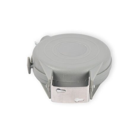 Discountershop Retractable Wall-mounted Clothesline - Practical and Efficient Laundry Drying - Wall Mount - Grey - 12 meter