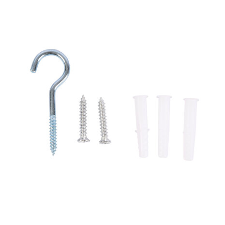 Discountershop Uittrekbare Muurwaslijn - Praktisch en Efficiënt Wasdrogen - Muurmontage - Grijs - 12 meter