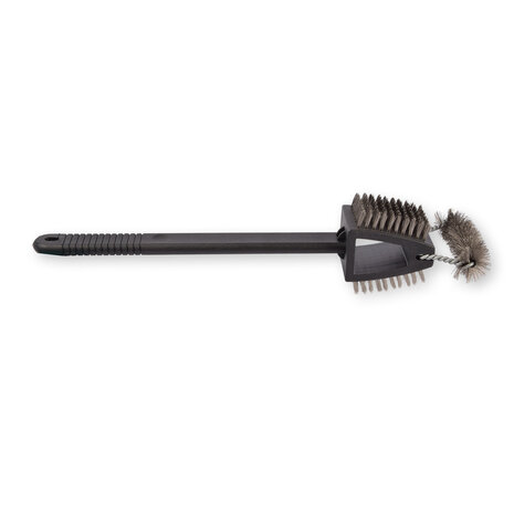 Discountershop Efficient BBQ Cleaning Brush - Strong and Reliable for a Clean Grill - Gray Tint - Dimensions: 15cm x 18cm