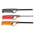 Gas Lighter Set of 3 Grey Red and Orange for BBQ